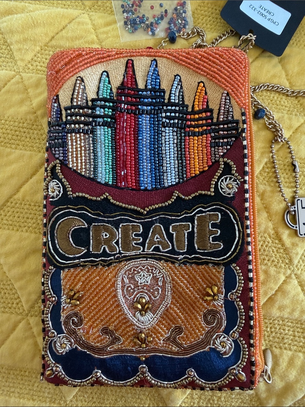 Mary Frances Multicolor Beaded Crossbody - CREATE Crayon Design - Picture 5 of 11